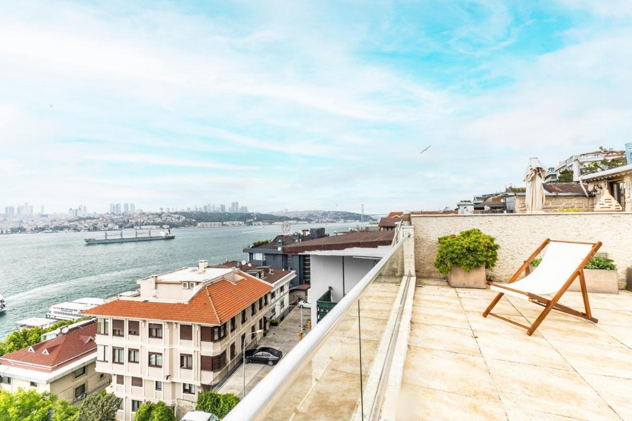Apartamento Duplex Flat W Panoramic Bosphorus View And Terrace Estambul Exterior foto