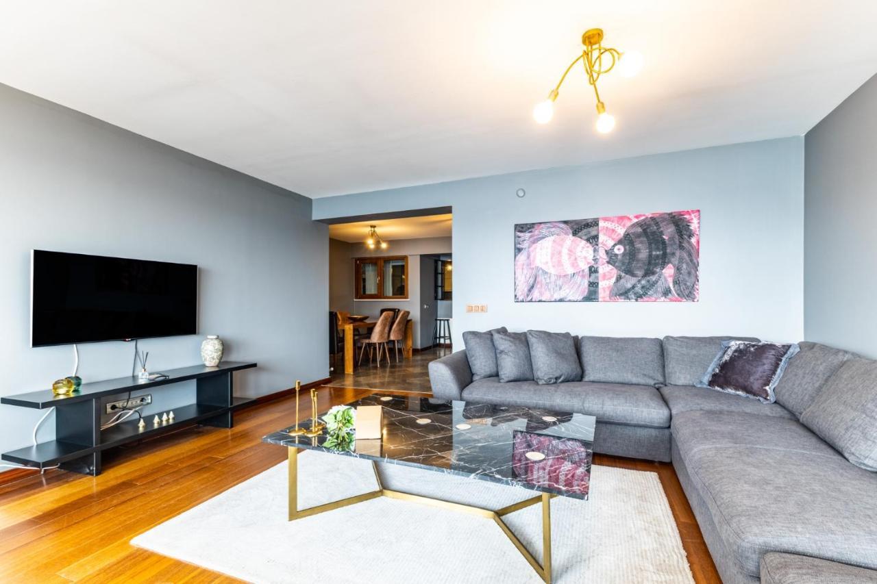 Apartamento Duplex Flat W Panoramic Bosphorus View And Terrace Estambul Exterior foto