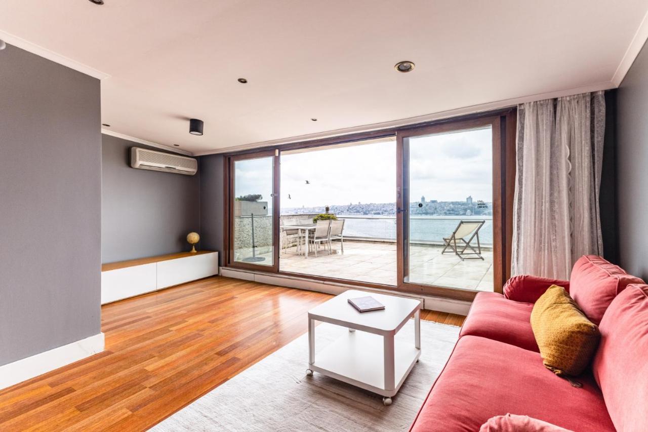 Apartamento Duplex Flat W Panoramic Bosphorus View And Terrace Estambul Exterior foto